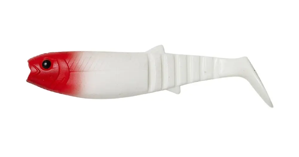 Značkový Savage Gear Gumová Nástraha Cannibal Shad Red Head - 17,5 cm 52 g 2 ks