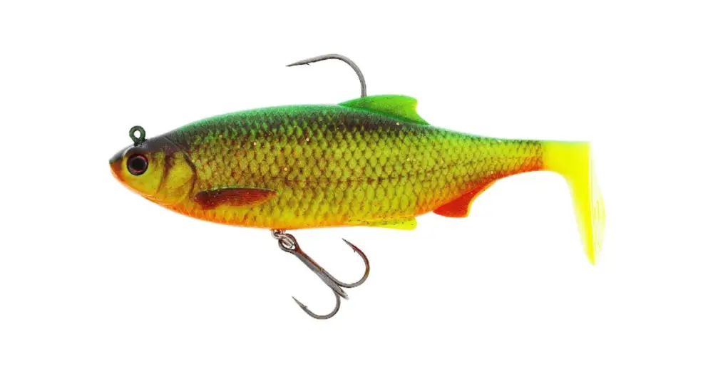Odeslání Ihned Westin Gumová Nástraha Ricky The Roach Shadtail R2F Firetiger Rudd - 14 cm 57 g