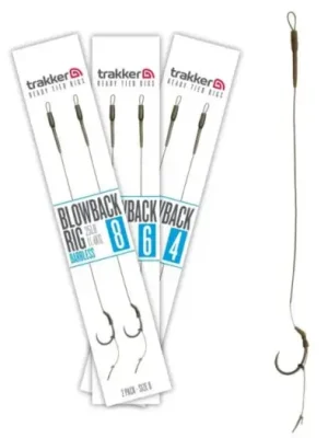 Akční Nabídka Trakker Návazce Blowback Ready Rig Barbless 25 lb 2 ks