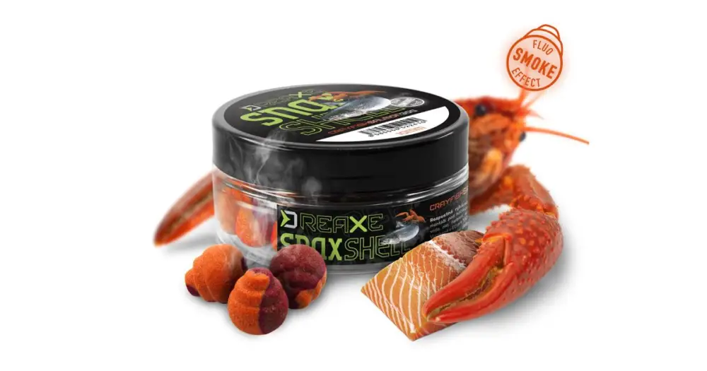 Delphin Rozpustné Wafters D Snax Shell Losos Rak 30 g - 12 mm Cenová Bomba