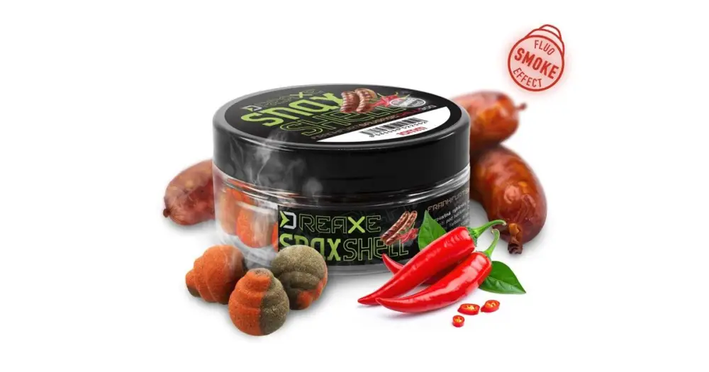 Delphin Rozpustné Wafters D Snax Shell Frankfurtská Klobása Chilli 30 g - 12 mm Oblíbený