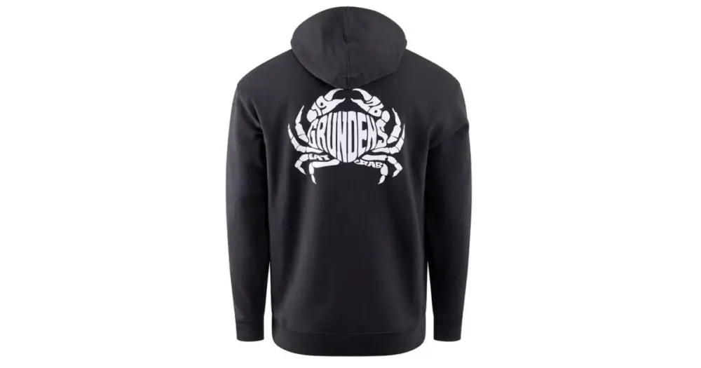 Grundéns Mikina Eat Your Words DWR HD Hoodie Black Crab Graphic - M Hit Sezóny