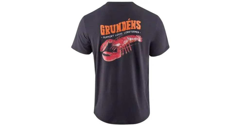 Víkendová Akce Grundéns Tričko Support Lobstermen SS T-Shirt Black - XXL