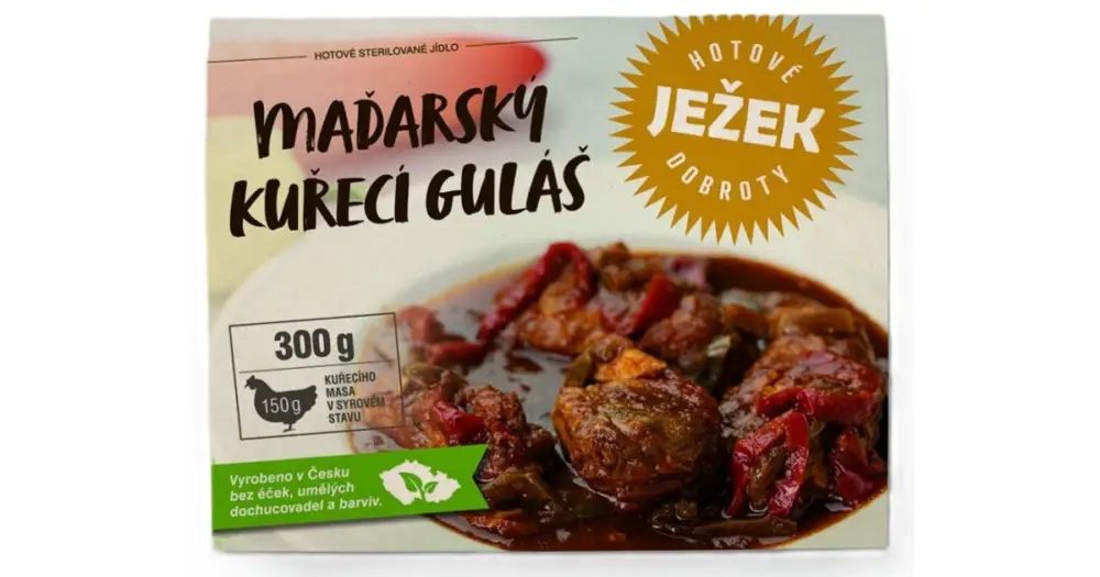 Ježkovy Krabičky Maďarský Kuřecí Guláš 300 g Hit Sezóny