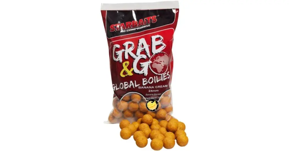 Starbaits Boilies G&G Global Banana Cream - 800 g 14 mm Top Prodej