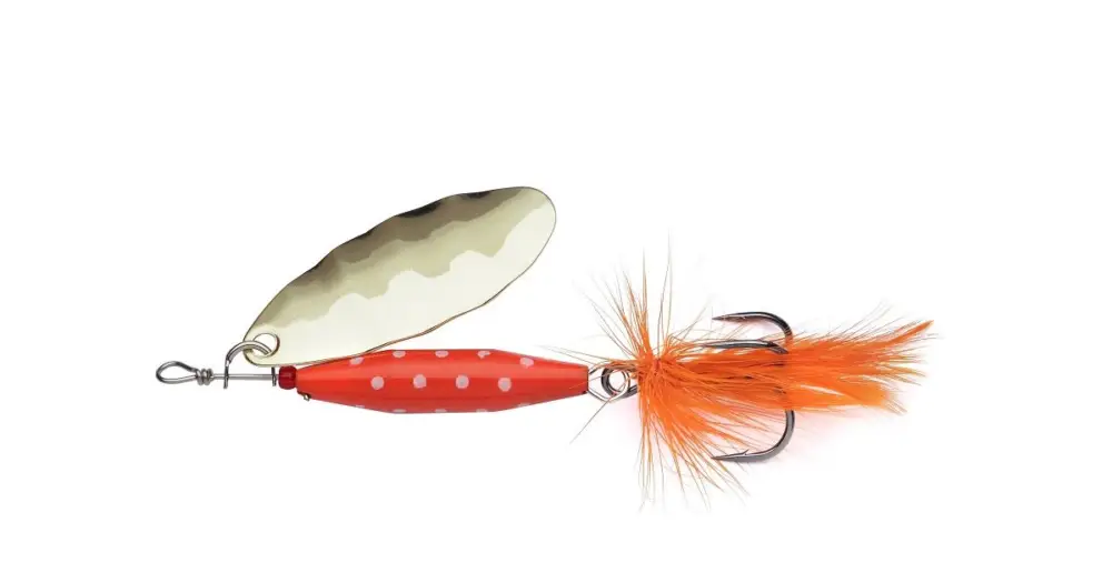 Abu Garcia Třpytka Reflex Red Sinking Gold - 4,5 cm 7 g Akce