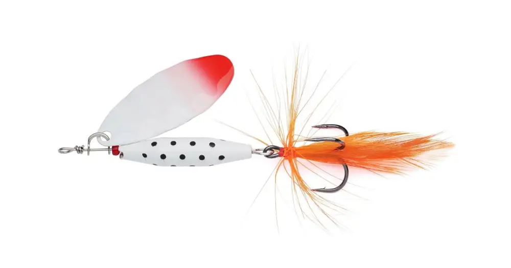 Přímo Od Výrobce Abu Garcia Třpytka Reflex White Sinking Redhead - 6,5 cm 18 g