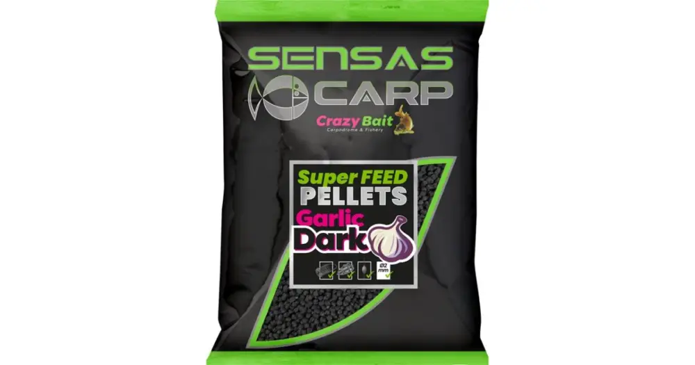 Sensas Pelety Super Feed Garlic Dark 650 g Odeslání Ihned