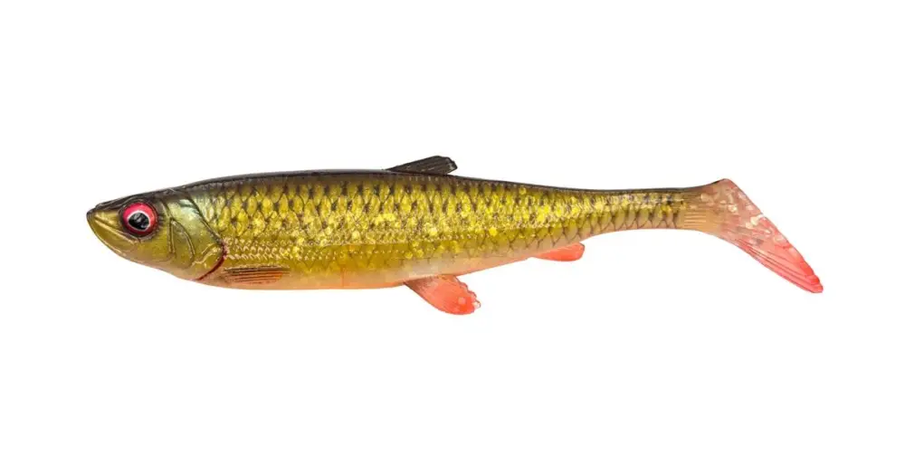 Bezpečná Platba Savage Gear Gumová Nástaha 3D Herring Shad V2 Clear Rudd - 15 cm 23 g 2 ks