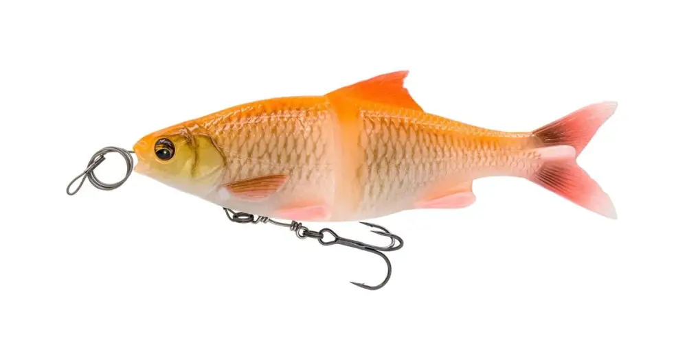 Vysoce Kvalitní Savage Gear Gumová Nástraha 3D Line Thru Glide Roach Slow Sinking Albino Roach - 17 cm 78 g