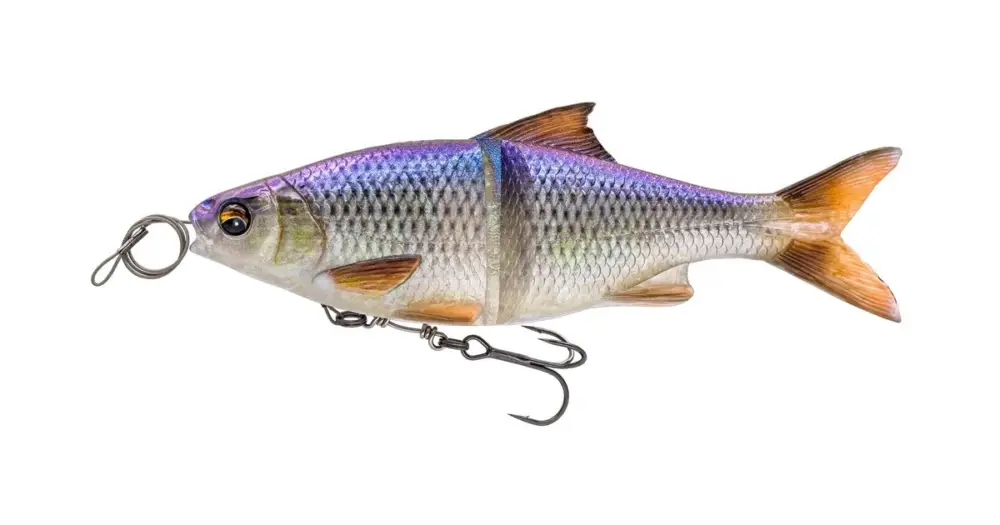 Savage Gear Gumová Nástraha 3D Line Thru Glide Roach Slow Sinking Clear Blue Roach - 23 cm 170 g Víkendová Akce