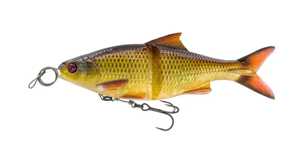 Savage Gear Gumová Nástraha 3D Line Thru Glide Roach Slow Sinking Clear Rudd Poslední Šance