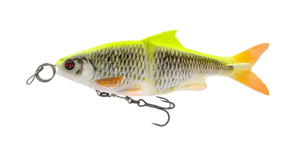 Savage Gear Gumová Nástraha 3D Line Thru Glide Roach Slow Sinking Lemon Roach Sleva