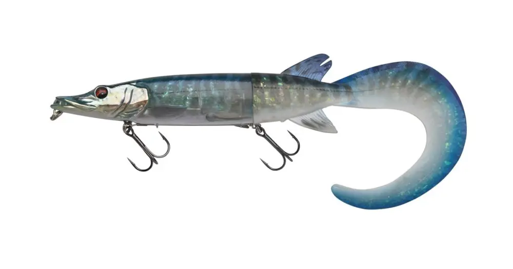 Savage Gear Gumová Nástraha 3D Hybrid Pike Slow Sinking Silver Pike - 25 cm 100 g Pouze Dnes