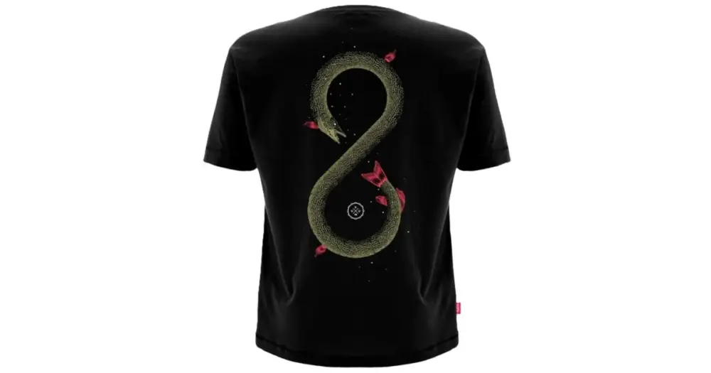 Značkový Kumu Tričko Ouroborus