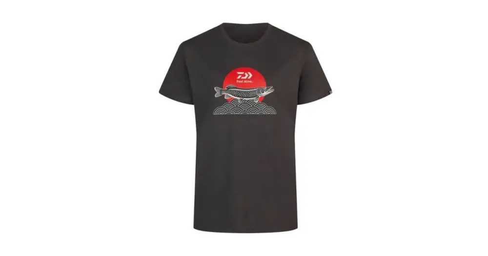 Autentický Daiwa Tričko T-Shirt Japan Pike - XL