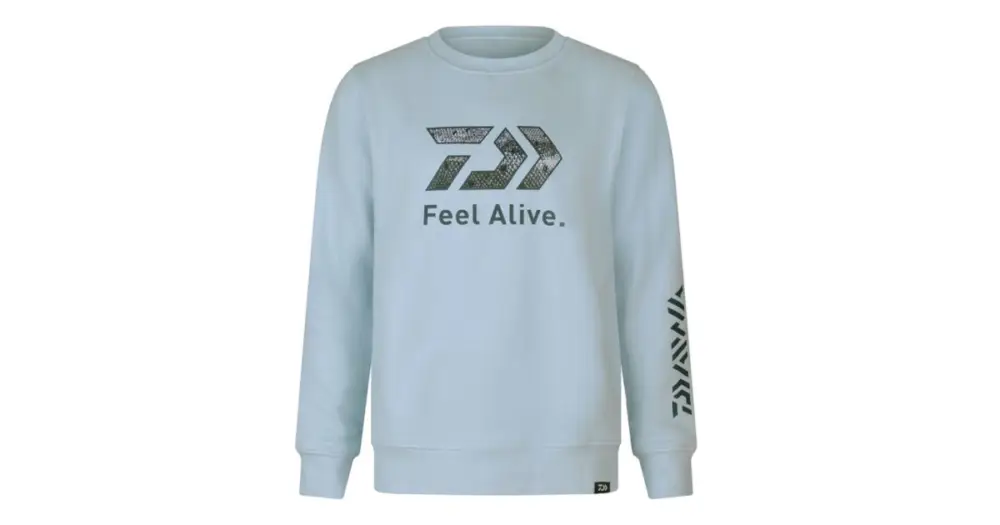 Daiwa Mikina D-Vec Hoodie Crew Neck Trout - M Sezónní Sleva