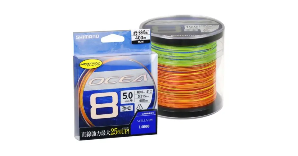 Shimano Splétaná Šňůra Ocea Braid Multi 400 m Oblíbený