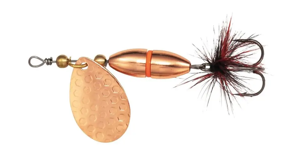 Kinetic Třpytka Fizz Copper/Red Ribbon - Velikost Háčku 8 Hmotnost 5 g Poslední Šance