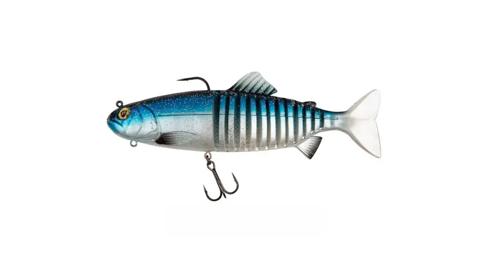 Horká Nabídka Fox Rage Gumová Nástraha Jointed Replicants Blue Shiner UV - 32 cm