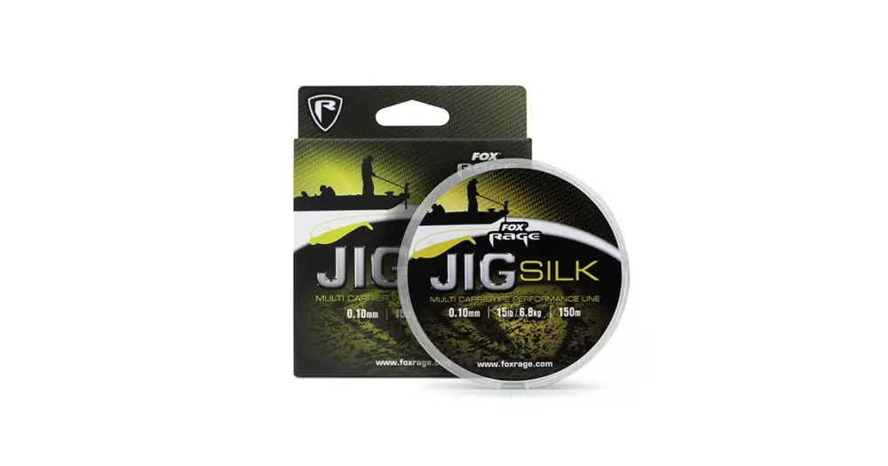 Novinka Fox Rage Splétaná Šňůra Jig Silk 150 m - 0,23 mm 40 lb