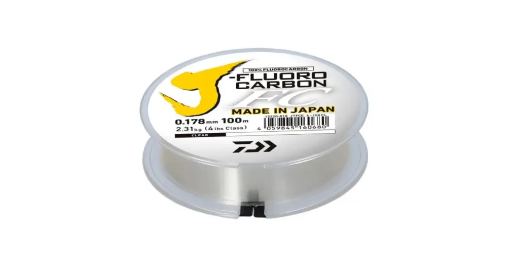 Rychlé Dodání Daiwa Vlasec J Fluorocarbon Leader 100 m - 0,178 mm 2,3 kg