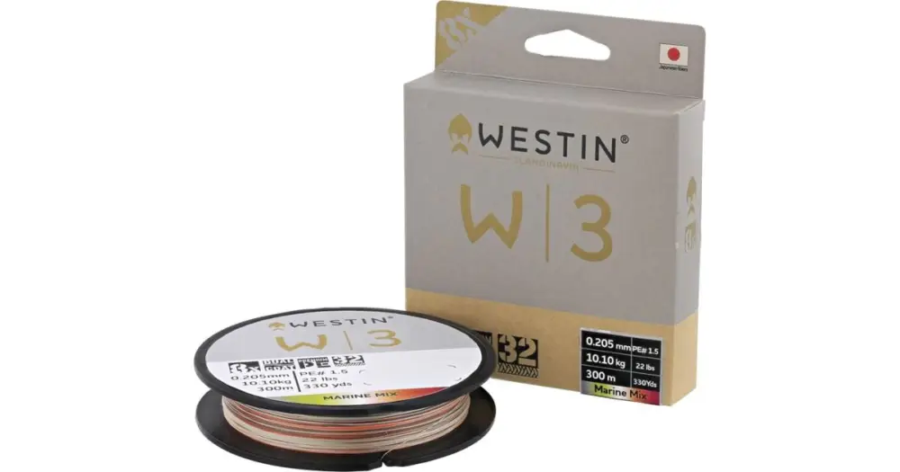 Originální Westin Splétaná Šňůra W3 Oceanic Swirl 8-Braid Marine Mix 300 m
