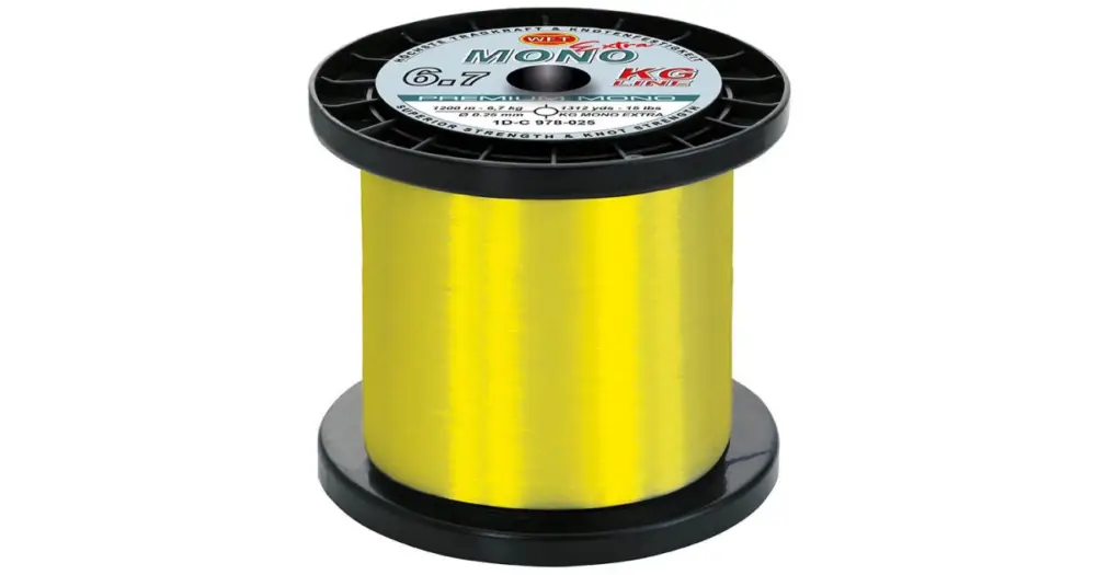 Akční Cena WFT Vlasec KG Mono Extra Neon Yellow 1200 m - 0,30 mm 9,3 kg