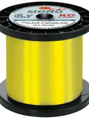 WFT Vlasec KG Mono Extra Neon Yellow 1200 m Vysoce Kvalitní