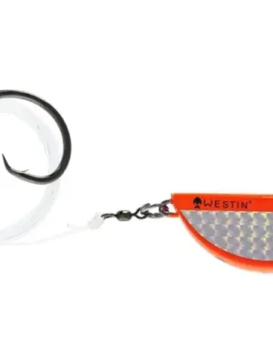 Westin Návazec Halibut Anti Twist Rig Circle Hook Orange Flash - 350 g Časově Omezené