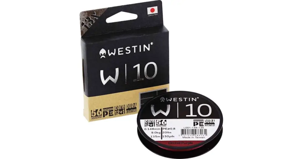Westin Splétaná Šňůra W10 13 Braid Orchid Purple 135 m - 0,26 mm 23,9 kg Akce