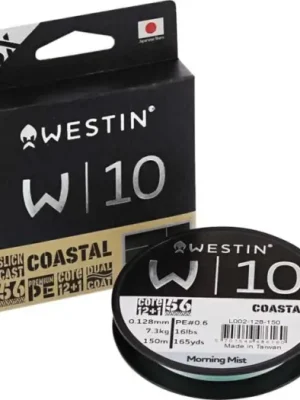 Westin Splétaná Šňůra W10 13 Braid Coastal Morning Mist 150 m - 0,148 mm 8,7 kg Akce