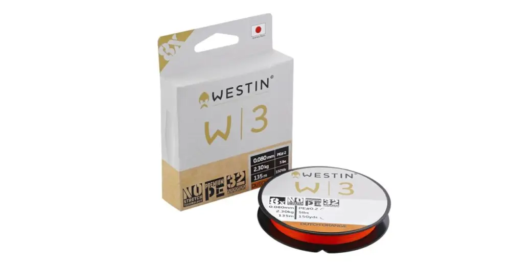 Ověřený Westin Splétaná Šňůra W3 8 Braid Dutch Orange 300 m - 0,305 mm 22,1 kg