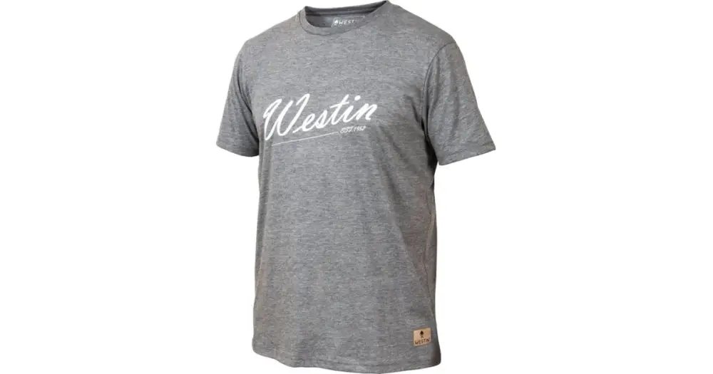 Westin Tričko Old School T-Shirt Grey Melange - M Sezónní Sleva