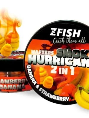 Zfish Wafters Smoke Huricane 2in1 8-10 mm 30 g - Strawberry Banana Časově Omezené