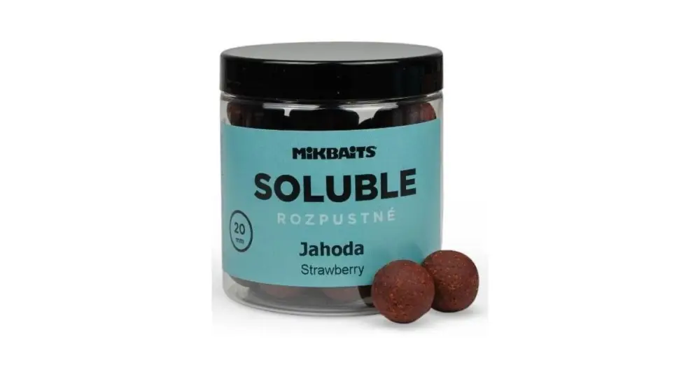 Ihned K Objednání Mikbaits Rozpustné Boilie Soluble Jahoda 250 ml - 24 mm