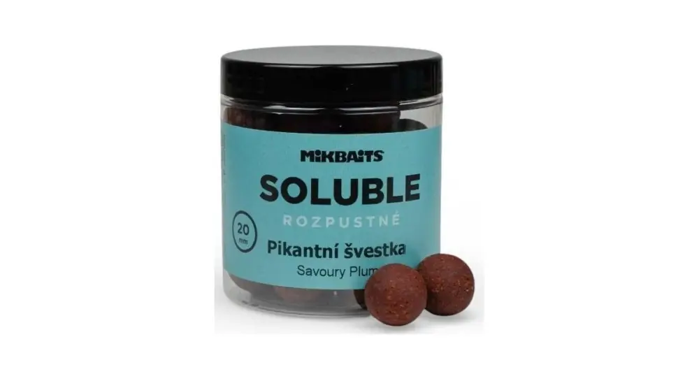 Jen Po Omezenou Doba Mikbaits Rozpustné Boilie Soluble Pikantní švestka 250 ml - 20 mm