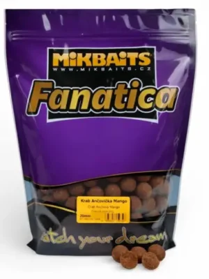Akce Mikbaits Boilie Fanatica Krab Ančovička Mango