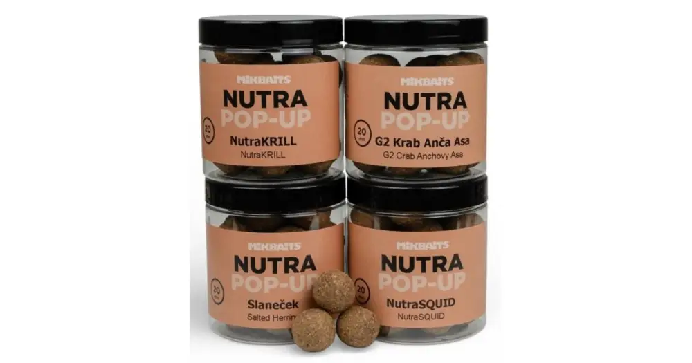 Mikbaits Nutra Pop-Up 20 mm 250 ml Sleva