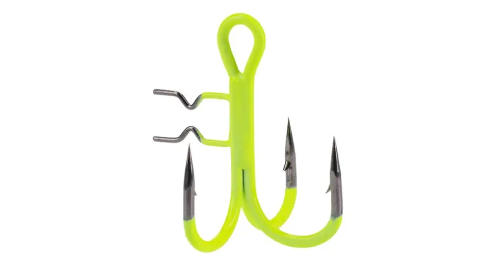 Poslední Šance Mikado Trojháčky Jaws Vertical UV Fluo 4 ks - 3/0