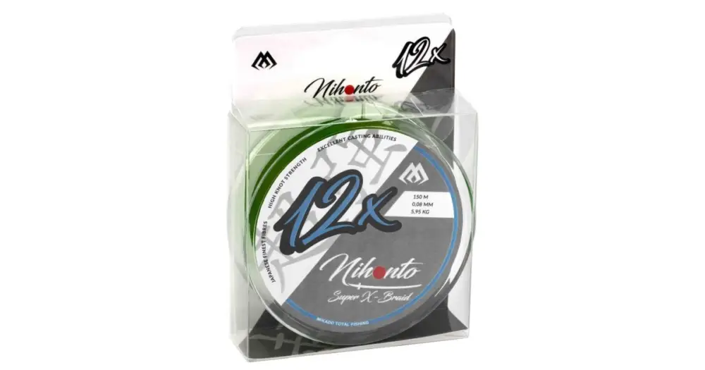 Mikado Splétaná Šňůra Nihonto Super X-Braid Dark Green 150 m - 0,12 mm 9,83 kg Značkový