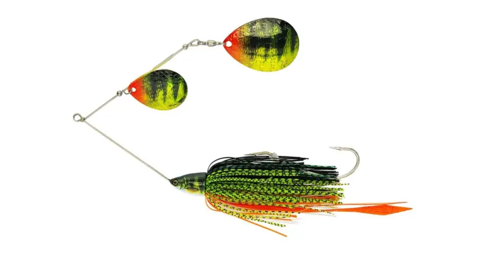 Novinka Westin Spinnerbait Monstervibe Colorado V2 Bling Perch 65 g