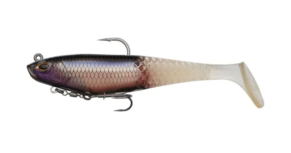Aktuální Berkley Gumová Nástraha PowerBait CullShad Deep Sinking Ghost Morning - 12,5 cm 42 g