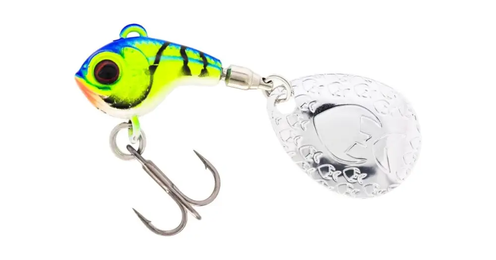 Westin Nástraha Dropbite Tungsten Spin Tail Jig Chartreuse Blue Craw Finální Výprodej