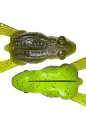 Značkový Savage Gear Gumová Nástraha Tough Toad F RTF Pumpkin Chartreuse - 9 cm 20 g