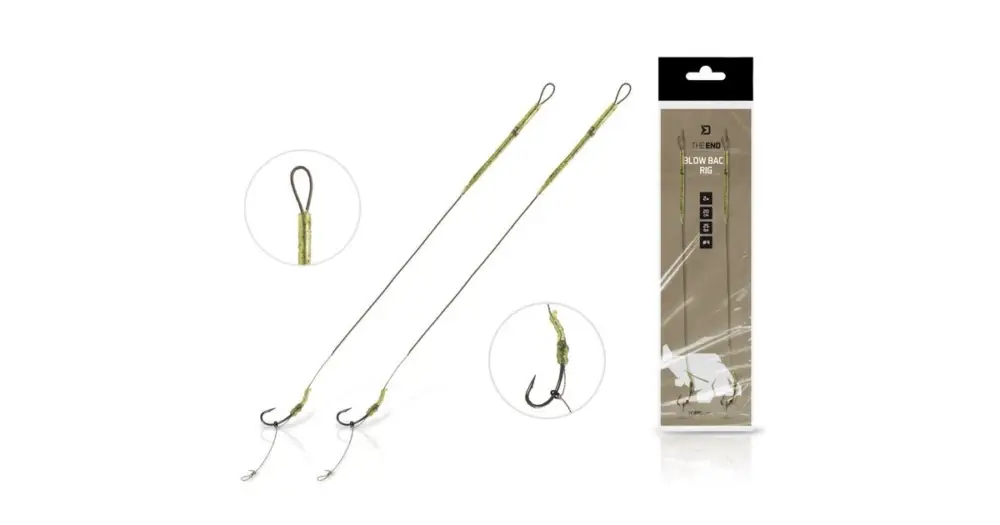 Poslední Šance Delphin Návazec TheEND Blow Back Rig 20 cm 25 lb 2 ks - 6