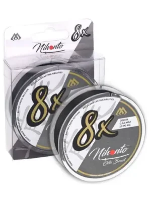 Akční Nabídka Mikado Pletená Šňůra Nihonto Octa Braid Černá 300 m - 0,10 mm 7,75 kg