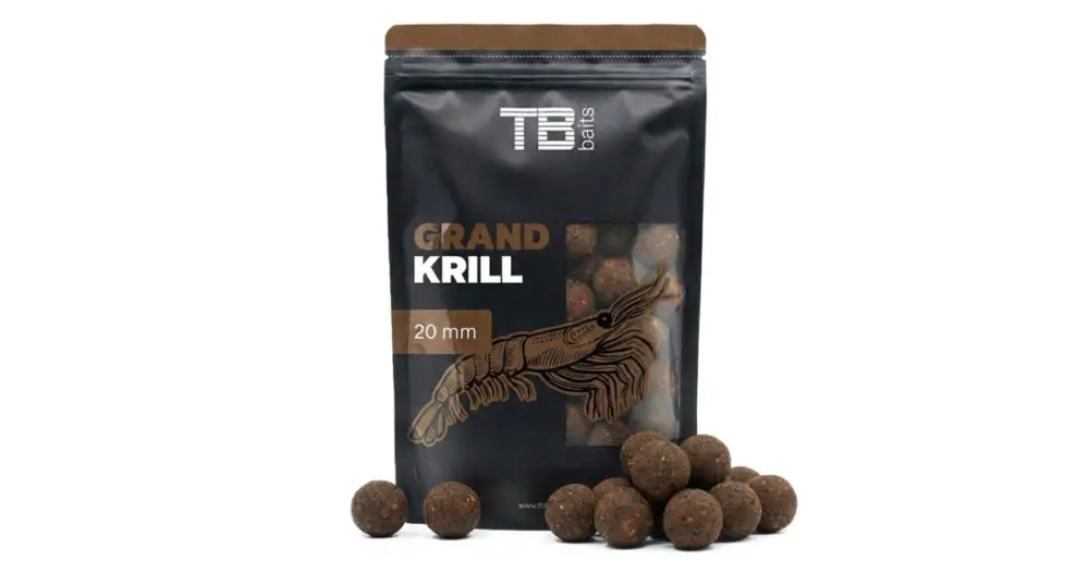 Jen Po Omezenou Doba TB Baits Boilie Grand Krill - 250 g 20 mm