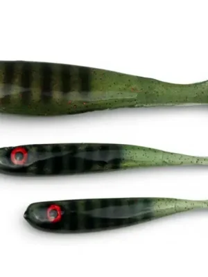 Yaccuza Gumová Nástraha Hand Made Killer Airbrush Dark Green Stripes - 15 cm 38 g 1 ks Aktuální