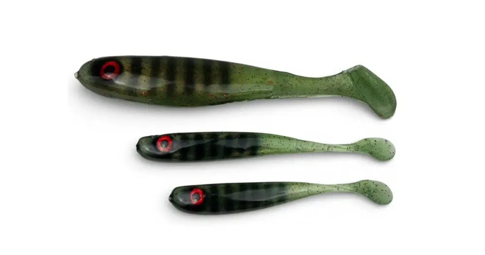 Yaccuza Gumová Nástraha Hand Made Killer Airbrush Dark Green Stripes - 15 cm 38 g 1 ks Aktuální
